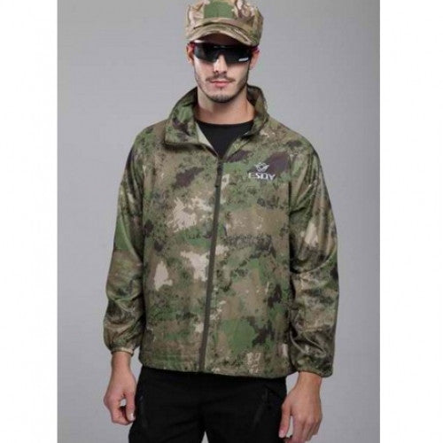 Waterproof Raincoat Camo Jacket