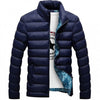 Cotton Blend Winter Zipper Coat
