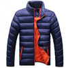 Cotton Blend Winter Zipper Coat