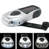 3 LED Hand-Cranked Solar Power
